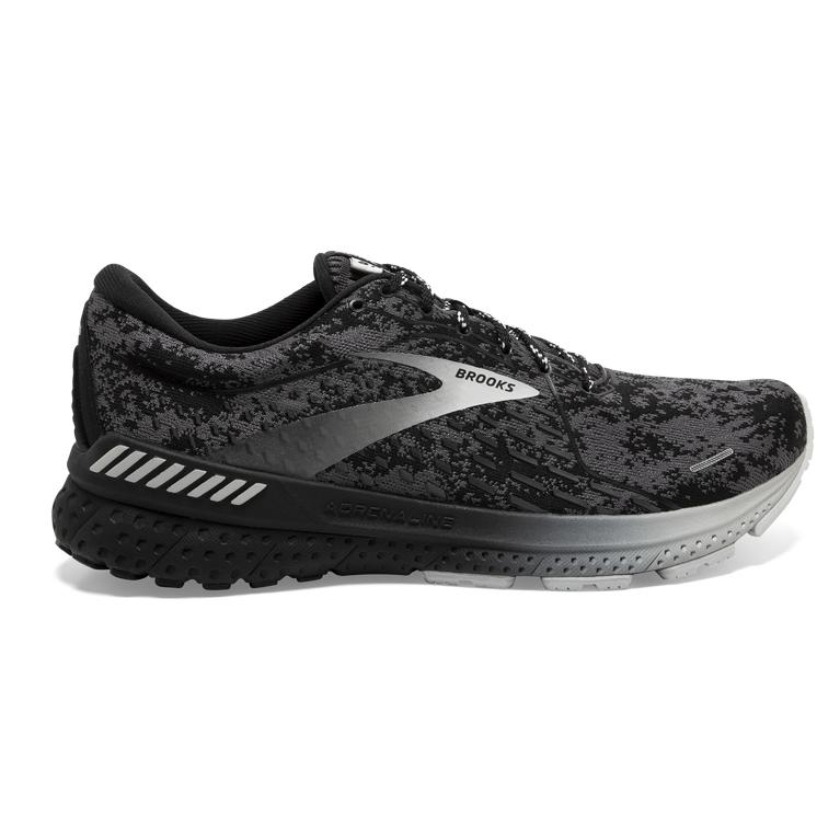 Brooks Men's Adrenaline GTS 21 Road Running Shoes - Magnet/Black/Oyster (JQSV71942)